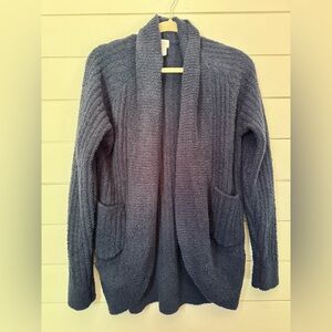 Softies Marshmallow Cocoon Cardigan Navy